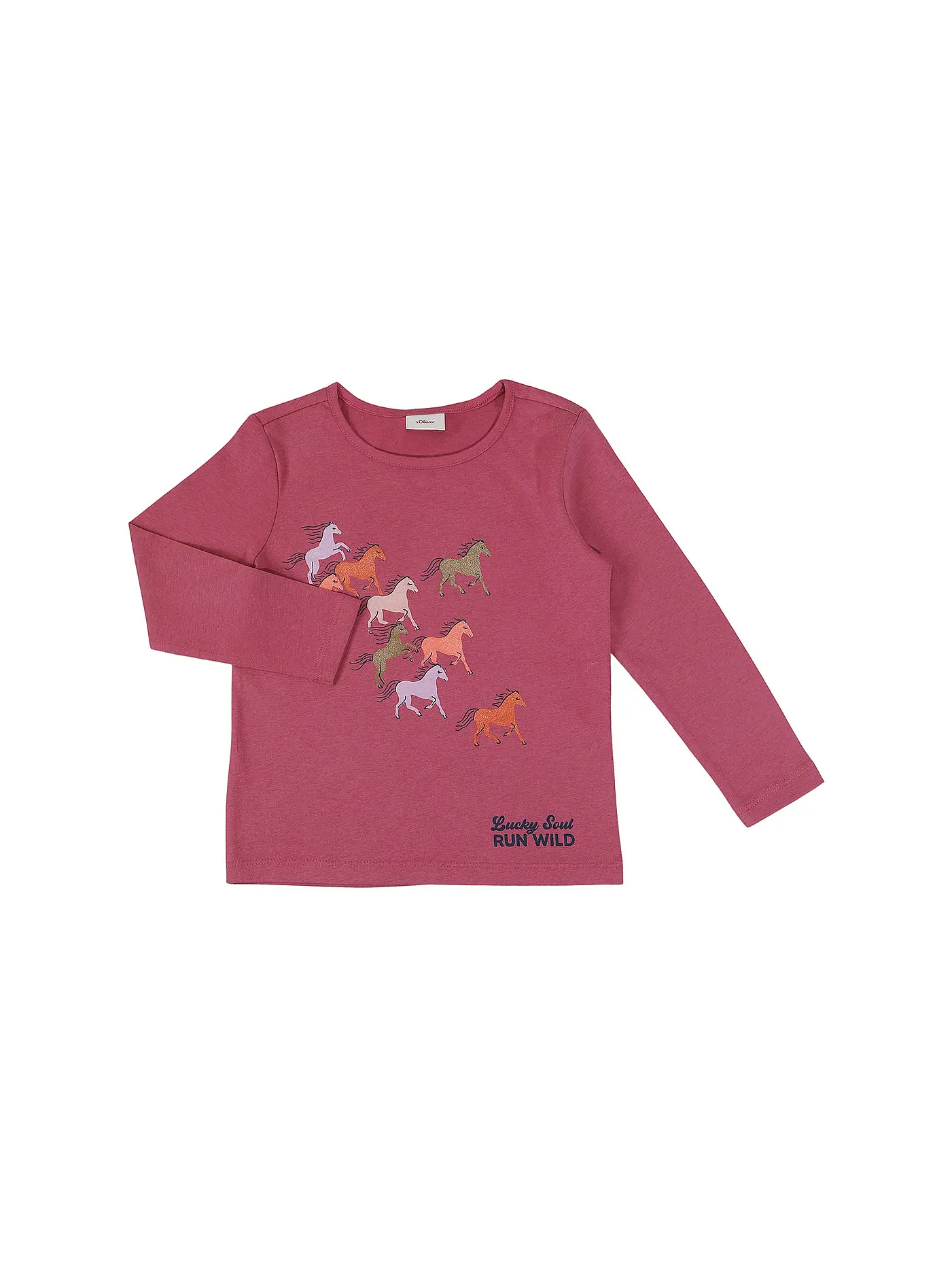 S.OLIVER | Mädchen Langarmshirt | beere